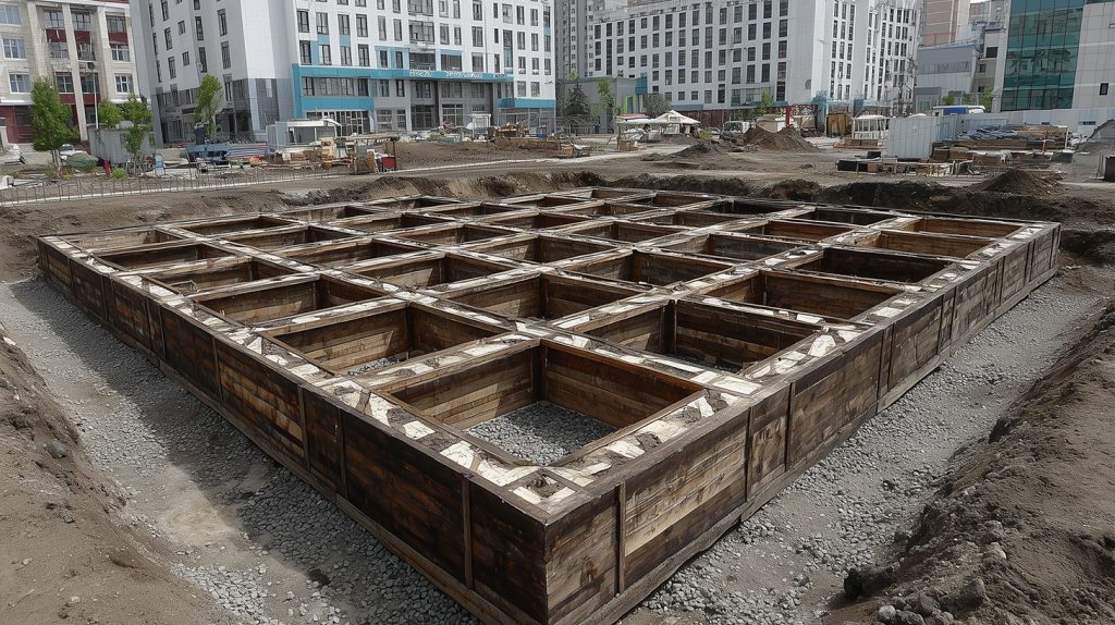 Ленточный фундамент под склады и цеха: зачем и почему