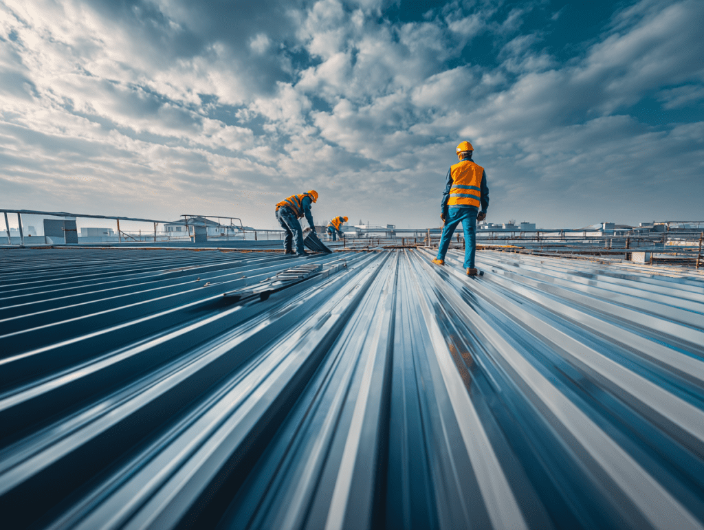 Монтаж кровли из профнастила: шаг обрешётки и выбор крепежа