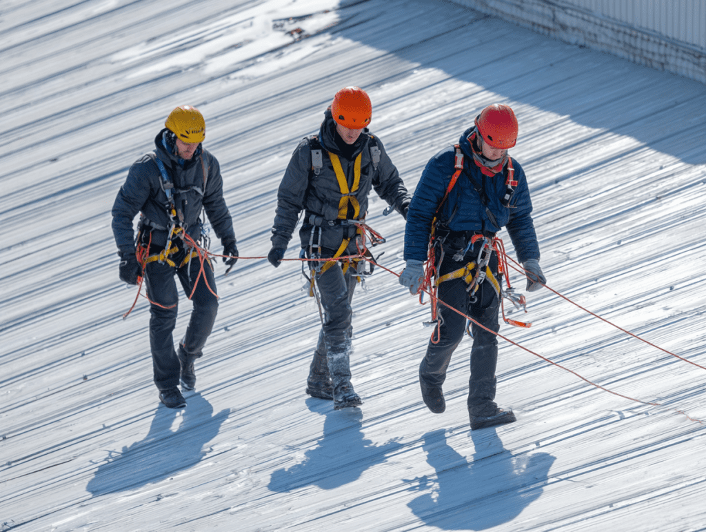 Обслуживание и регламентный осмотр кровли на складах и торговых комплексах