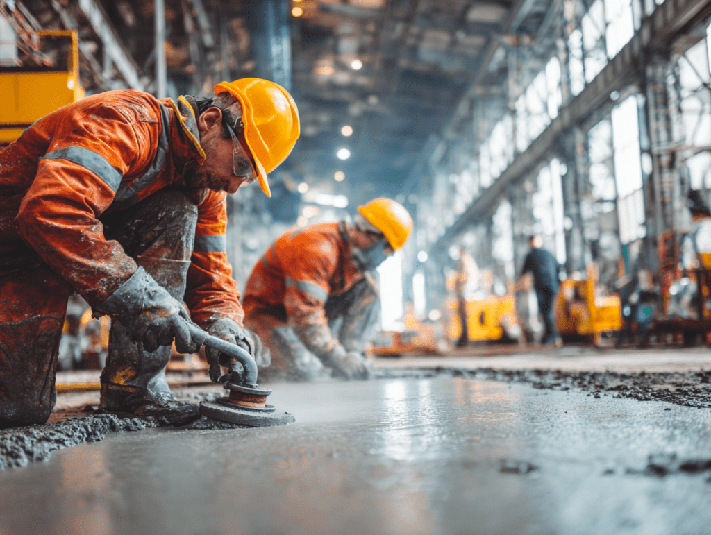 Ремонт и восстановление промышленных бетонных полов