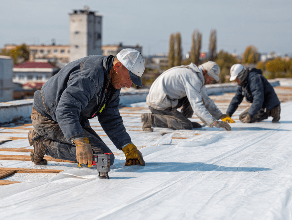 Утепление кровли промышленных зданий: материалы и схемы